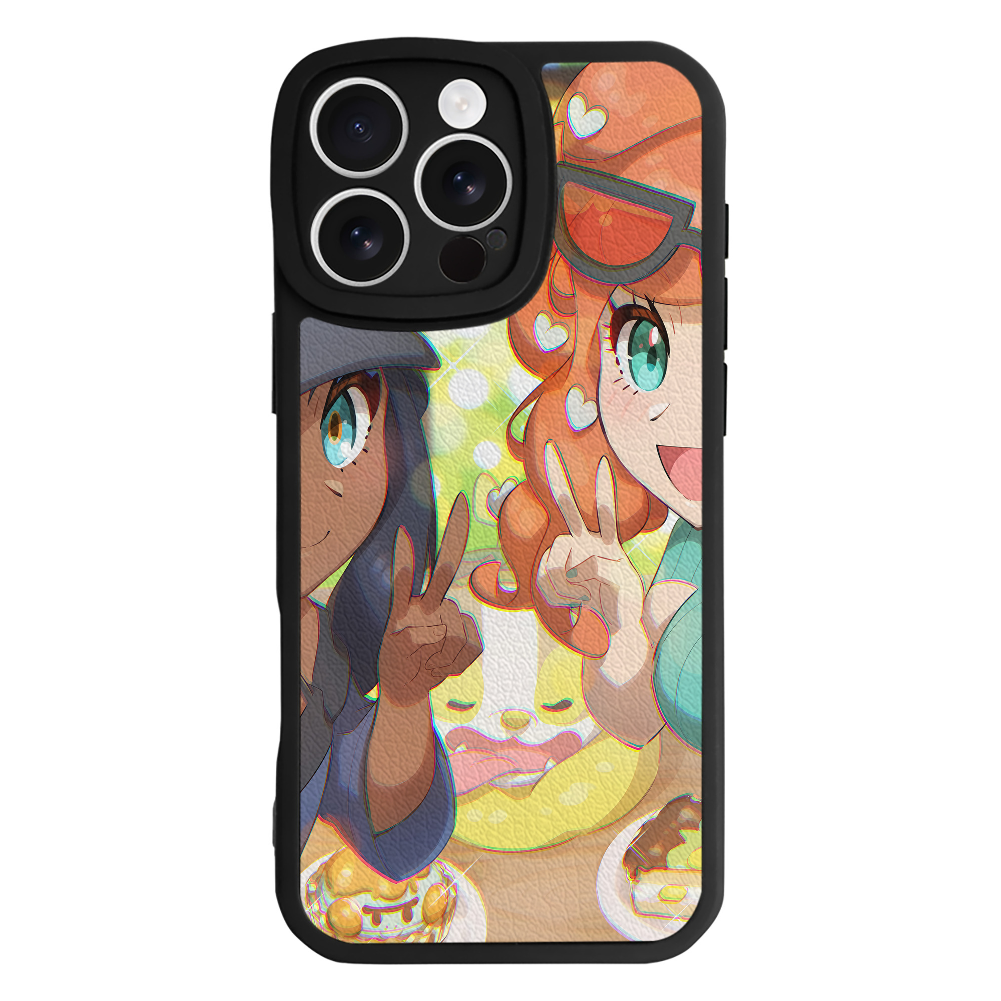 （画像用） ポケットモンスター Pokémon 【iPhone 16シリーズ対応】シリコンスマホケース（レザー調） 材質：シリコン